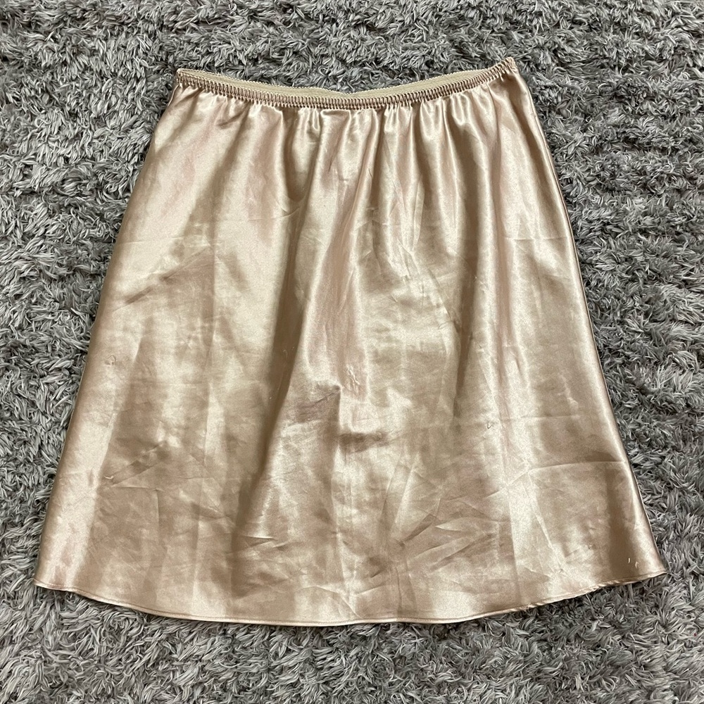 La Vie En Rose Silk Skirt